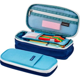 Lockermate® by Bostitch® Expanding Pouch Travel Organizer Bag Blue 24363-BL