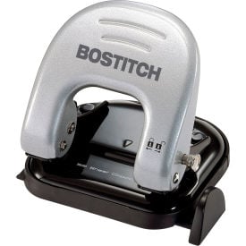 Bostitch® Office EZ Squeeze™ 2-Hole Punch 20 Sheets Capacity Silver/Black 2310