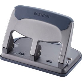 Bostitch Antimicrobial EZ Squeeze™ 40 Sheet Hole Punch Silver/Black HP40AM