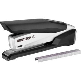 Bostitch® Office InPower™ Spring Powered Desktop Stapler 28 Sheet Capacity Black/Silver 1110