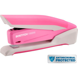 Paper Pro InCourage™ Spring-Powered Antimicrobial Stapler 20-Sheet Cap. Pink/White 1188