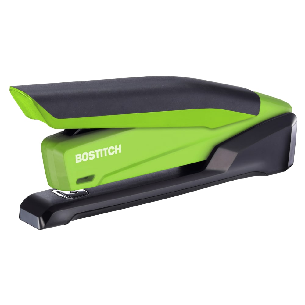 PaperPro InPower Spring-Powered Desktop Stapler With Antimicrobial Protection, 20-Sheet Capacity, Green MPN:1123