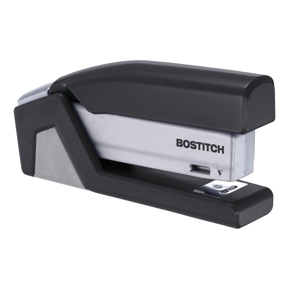 Bostitch InJoy 20 Spring-Powered Compact Stapler, 20 Sheets Capacity, Black/Gray (Min Order Qty 8) MPN:1510