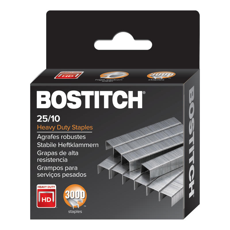 Bostitch Premium Heavy-Duty Staples, 3/8in Standard Strip, Box of 3, 000 MPN:1962