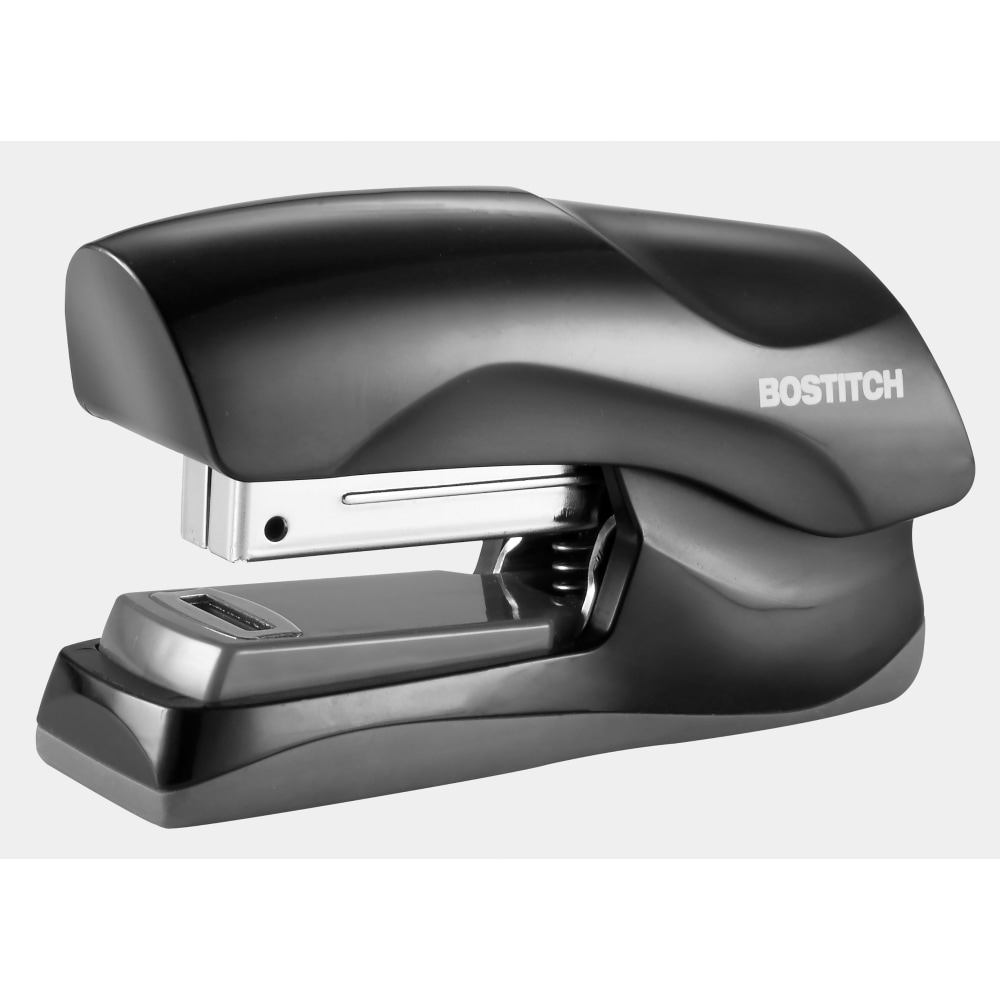 Bostitch Office Flat Clinch Stapler, 2-5/8inH x 1-3/8inW x 4-3/8inD, Black MPN:B175-BLK
