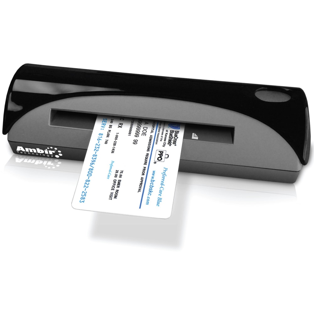 Ambir Technology Simplex Card Scanner with AmbirScan MPN:PS667-AS