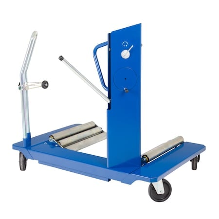 Low Profile Large Wheel Trolley w/ HD Wheels and Brake Lock MPN:WT1500NT-B