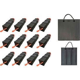 AME 12 Piece Primo Cribbing Kit with Locking Jack Plate & Big Grip Plate - 15266-PLB 15266-PLB