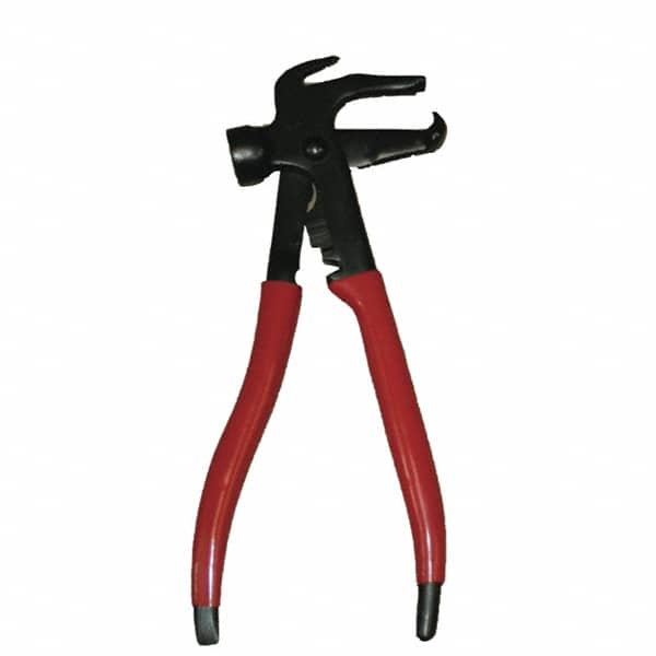Wheel Weight Plier/Hammer: Steel, European Style Clip-On Tool, Use with All Vehicles MPN:51300