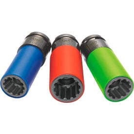 AME Spline Plus™ Six Way 3 Piece Automotive Socket Set 67800