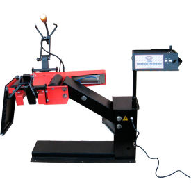 AME International Pneumatic Truck Tire Spreader with Pneumatic Lift Heavy Gauge Steel Red 73200