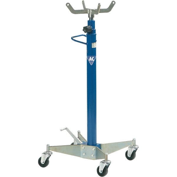 Transmission & Engine Jack Stands, Load Capacity: 120012.0 , Minimum Height: 44.490 , Maximum Height: 77.360 , Chassis Width: 20.870  MPN:VL6