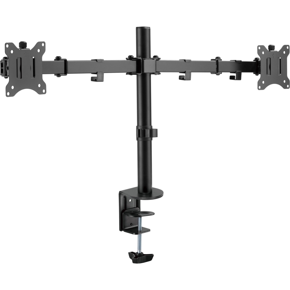 Amer Desk Mount for Monitor, Flat Panel Display - 2 Display(s) Supported - 32in Screen Support - 17.64 lb Load Capacity - 75 x 75, 100 x 100 - Steel MPN:2EZCLAMP