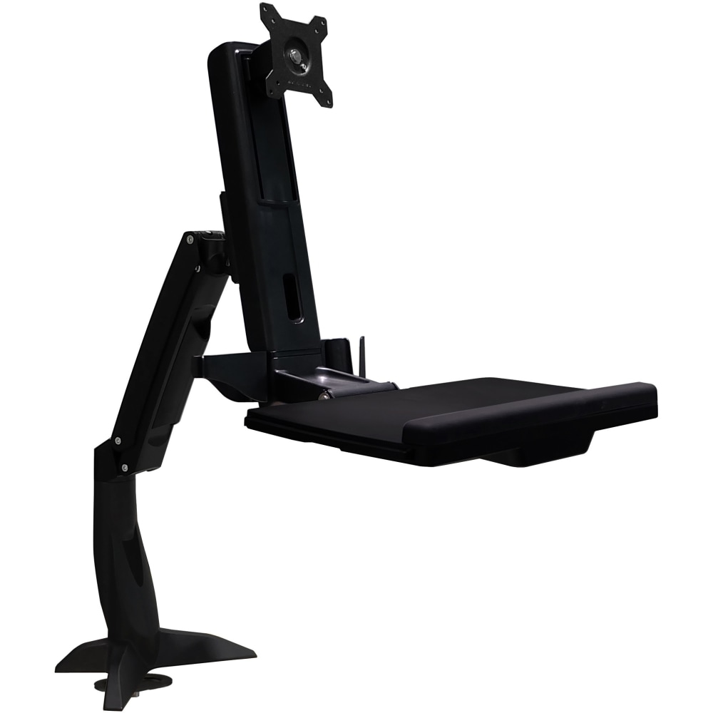 Amer AMR1ACWS Desk Mount for Keyboard, Flat Panel Display, Workstation, Display, Mouse, Scanner - TAA Compliant - AMR1ACWS MPN:AMR1ACWS