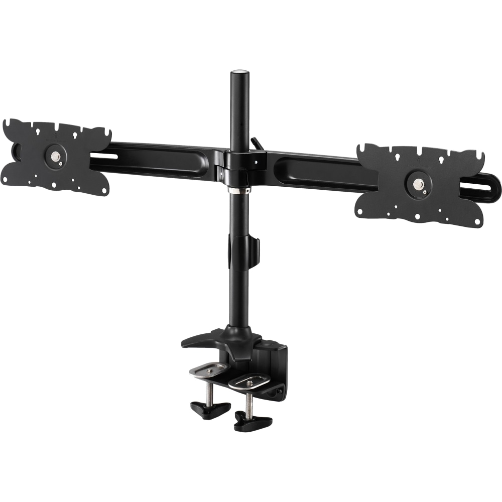 Amer AMR2C32 Clamp Mount for Monitor - Landscape/Portrait - TAA Compliant - Height Adjustable - 2 Display(s) Supported - 32in Screen Support - 27 lb Load Capacity - 75 x 75, 100 x 100, 200 x 200 - VESA Mount Compatible MPN:AMR2C32