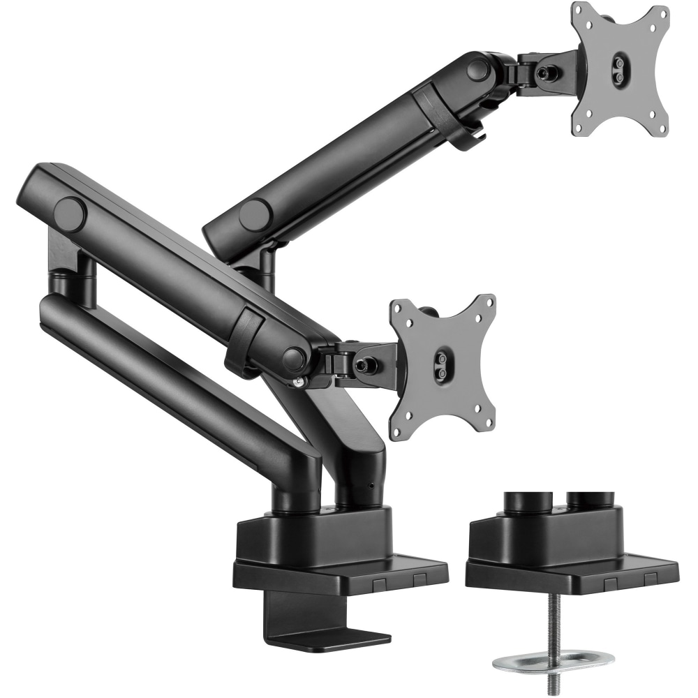 Amer Mounting Arm for Curved Screen Display, Flat Panel Display - Matte Black - 2 Display(s) Supported - HYDRA2B MPN:HYDRA2B