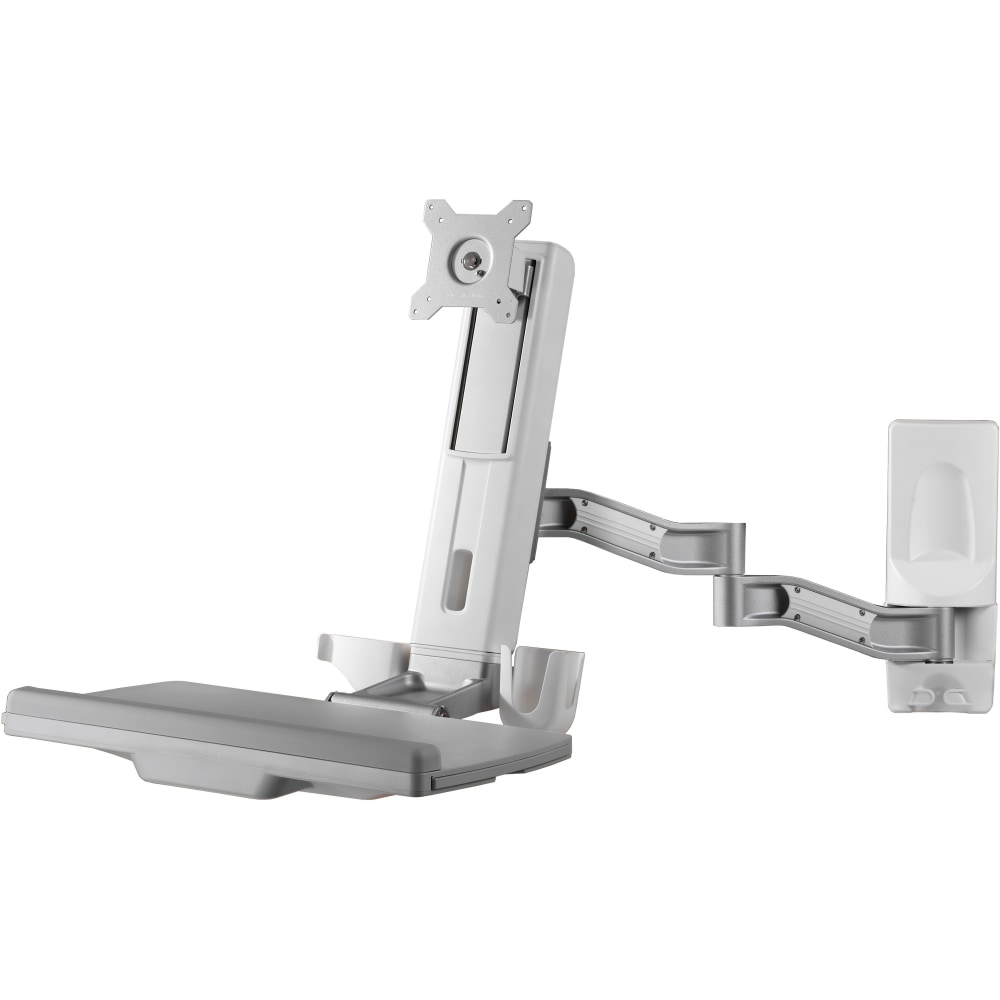 Amer Wall Mount for Keyboard, Mouse, Monitor - TAA Compliant - 24in Screen Support - 23.15 lb Load Capacity - 100 x 100, 75 x 75 MPN:AMR1WSL