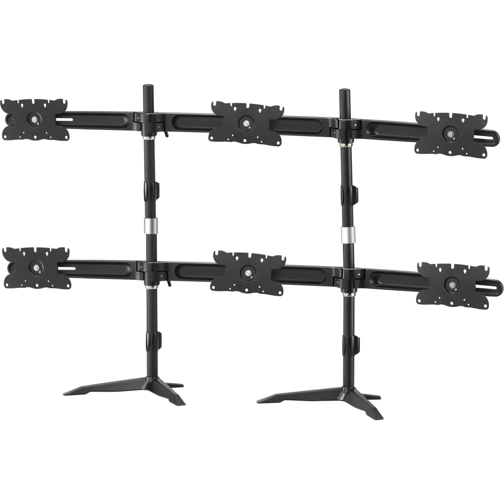 Amer AMR6S32 - Mounting kit - for 6 LCD displays - plastic, steel, aluminum alloy - screen size: 26in-32in MPN:AMR6S32
