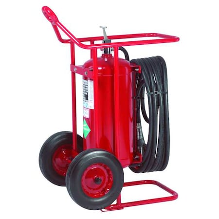 Wheeled Fire Extinguisher, 125 lb Capacity, Class ABC, UL Rating40A:240B:C, Monoammonium Phosphate MPN:488