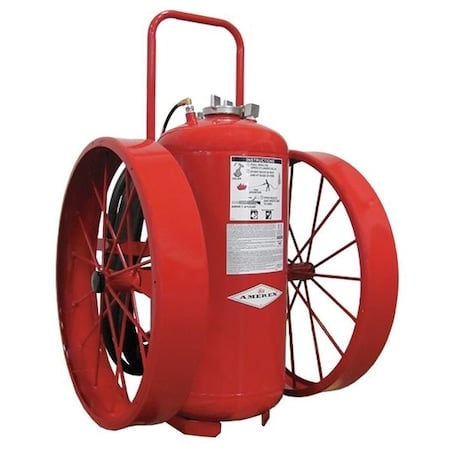 Wheeled Fire Extinguisher, 300 lb Capacity, Class BC, UL Rating320B:C, Potassium Bicarbonate MPN:493