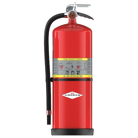 Fire Extinguisher, 30 lb Capacity, Class ABC, UL Rating10A:160B:C, Monoammonium Phosphate MPN:715