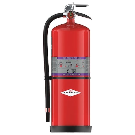 Fire Extinguisher, 30 lb Capacity, Class BC, UL Rating160B:C, Potassium Bicarbonate MPN:718