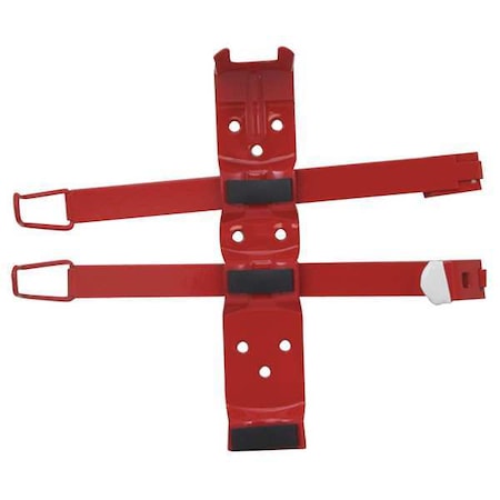 Fire Extinguisher Bracket, Vehicle/Marine/Aviation Bracket, Steel, For Tank Weight 2.5 lb MPN:817S