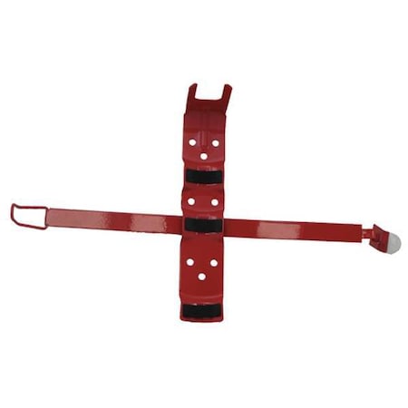 Fire Extinguisher Bracket, Vehicle/Marine/Aviation Bracket, Steel, For Tank Weight 5 lb MPN:818