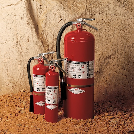 Fire Extinguisher, 2.5 lb Capacity, Class BC, UL Rating10B:C, Potassium Bicarbonate MPN:B410T
