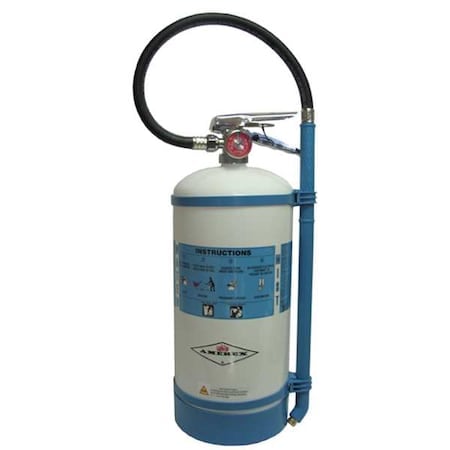 Unfilled Fire Extinguisher, 1.8 gal Capacity, Class AC, UL Rating2A:C, Deionized Water MPN:C270