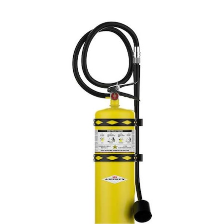 Fire Extinguisher, 30 lb Capacity, Class D, UL RatingD, Copper Powder 24 sec, Discharge Time: MPN:C571