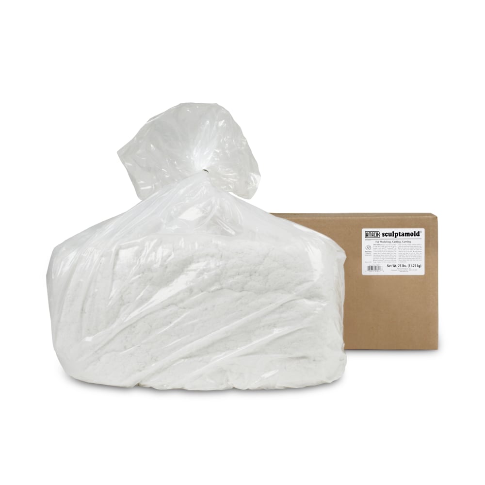 Amaco Sculptamold Modeling Compound, 25 Lb, White MPN:AMA41822D
