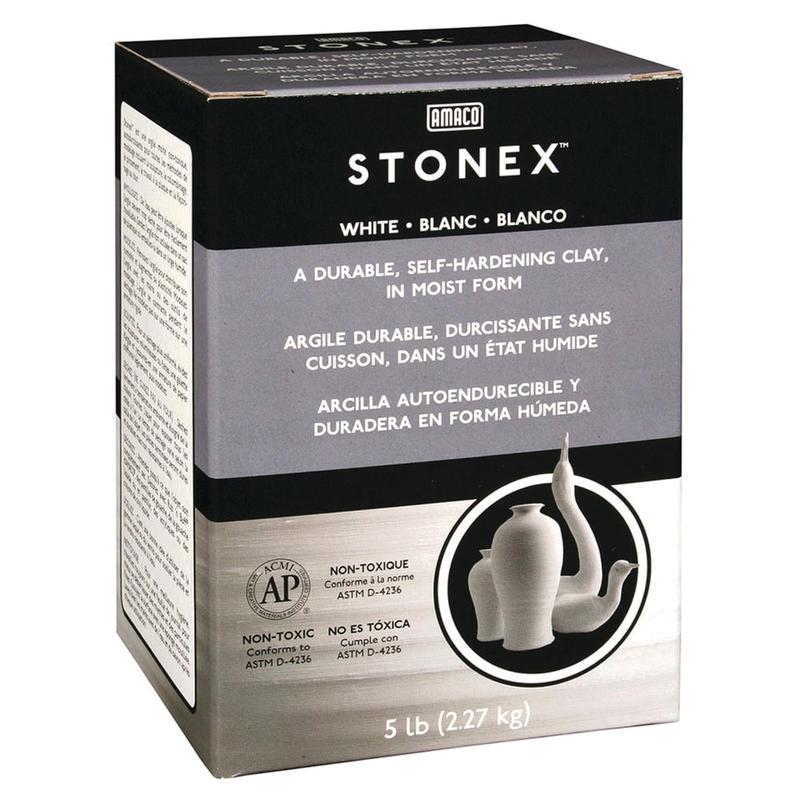 Amaco Stonex Self-Hardening Clay, 5 lbs. MPN:AMA47338C
