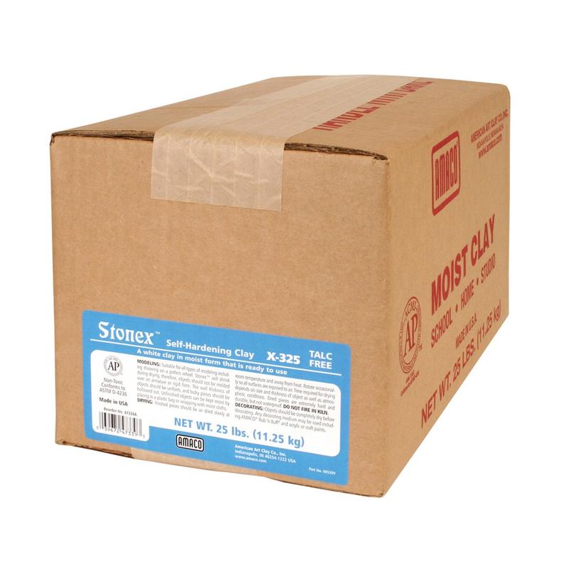 Amaco Stonex Self-Hardening Clay, 25 lbs. MPN:AMA47339A