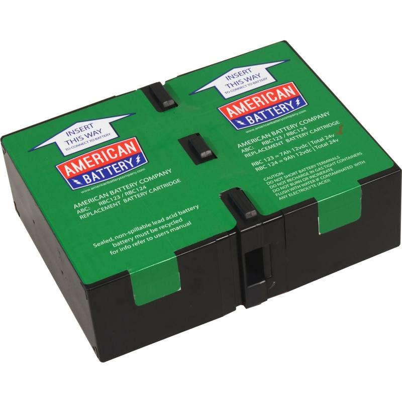ABC RBC123 - UPS battery (equivalent to: APC RBC123) - 2x battery - lead acid - 7 Ah - - RBC123 MPN:RBC123