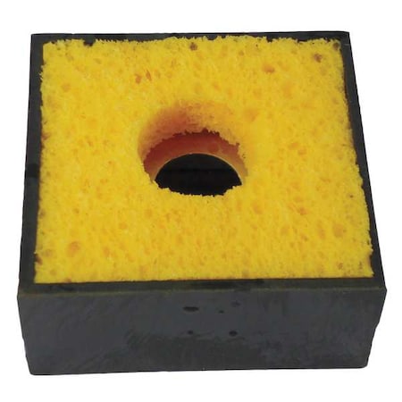 Soldering Iron Tip Cleaner, 4in L, Yellow MPN:481