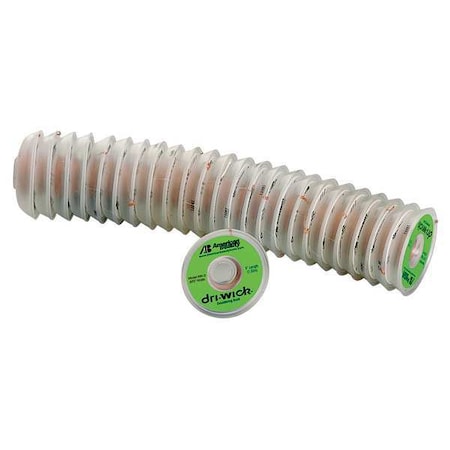 Desoldering Braid, 5 ft, Green, Copper, PK25 MPN:484-3