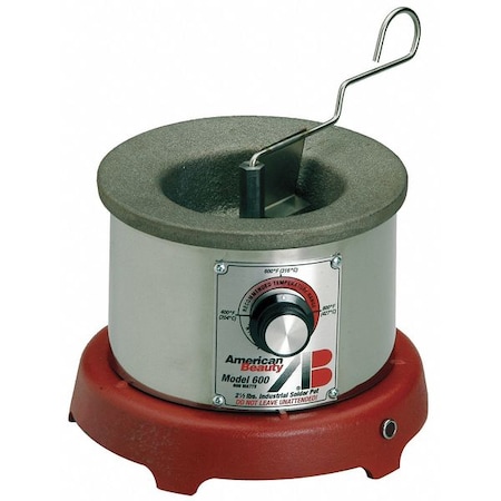 Solder Pot, 2.5 Lbs, 320w, 850 F MPN:600
