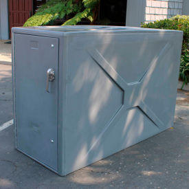 American Bicycle Bike Storage Locker W/Padlock 1 Bike Cap. 30