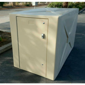 American Bicycle Bike Storage Locker W/T-Handle 2 Bike Capacity 40