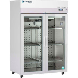 CorePoint Scientific Humidity and Temperature Stability Chamber Double Glass Door 49 Cu. Ft. NSRI492WSG-0H