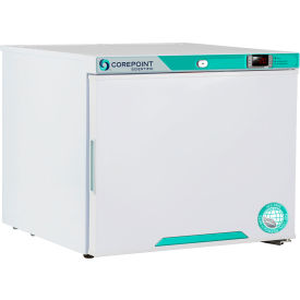 CorePoint Scientific White Diamond Countertop Auto Defrost Freezer 1.3 CuFt Right Hinge Door PF021WWW-0A