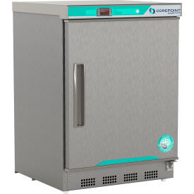 CorePoint Scientific White Diamond Built-In Undercounter Freezer 4.2 CuFt SS Door/Right Hinged PF051SSS-0M