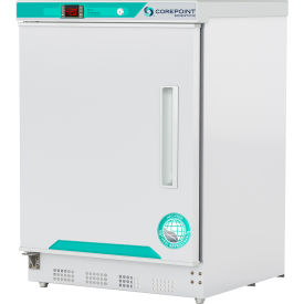 CorePoint Scientific White Diamond Built-In Undercounter Freezer 4.2 CuFt Solid Door/Left Hinged PF051WWWLH-0M