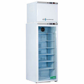 American Biotech Supply Premier Refrigerator & Freezer Combination 12.2 Cu. Ft. Solid/Glass ABT-HC-RFC12G