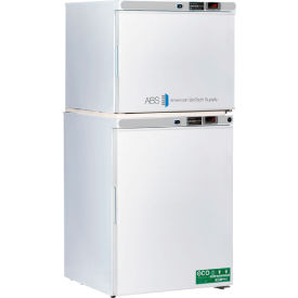 ABS Laboratory 4.6 cu.ft Solid Door Refrigerator/1.7 Cu. Ft. Solid Door Freezer Auto Defrost ABT-HC-RFC7SA