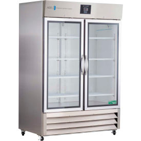 American Biotech Supply Premier Laboratory Refrigerator 49 Cu. Ft. Stainless Steel Glass Door ABT-HC-SSP-49G