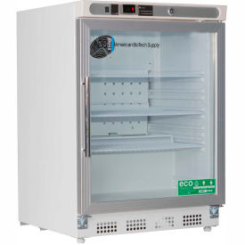 American Biotech Supply Premier Built-In Undercounter Refrigerator 4.6 Cu. Ft. Glass Door ABT-HC-UCBI-0404G