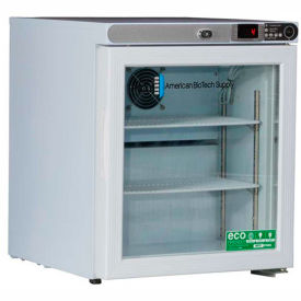 ABS Premier Countertop Freestanding Refrigerator 1 Cu. Ft. Glass Door ABT-HC-UCFS-0104G