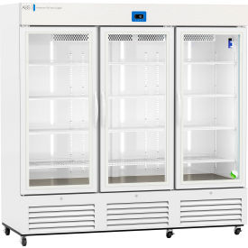 American Biotech Supply Premier Laboratory Refrigerator 72 Cu. Ft. Capacity Glass Door ABT-VS-LP-72